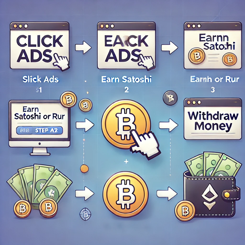 Earn USD and RUR 🤑 Watching Crypto Ads: Easiest Way To Make Money 🤑 Online